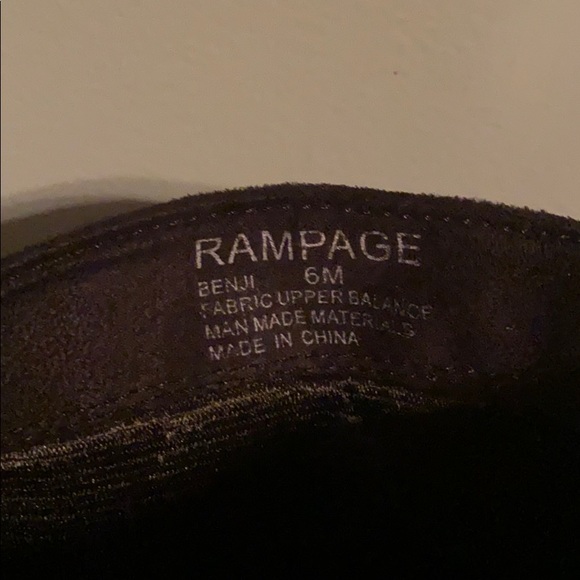 Rampage Black boots - Picture 3 of 6